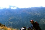 Eric on the approach to base camp