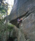 Wow, what a route; Todd wasn't successful this time, maybe because of that giant rack of gear