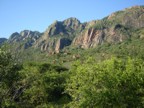 The ridgeline has endless opportunities for climbing