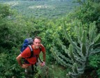 The approach was harder than the climbing�at least more effort